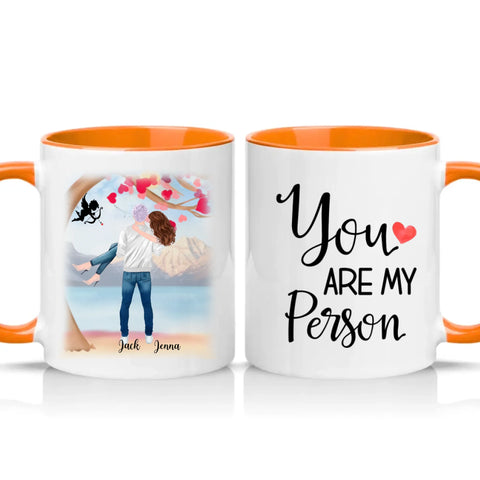 Two Tone 11oz Mug Orange