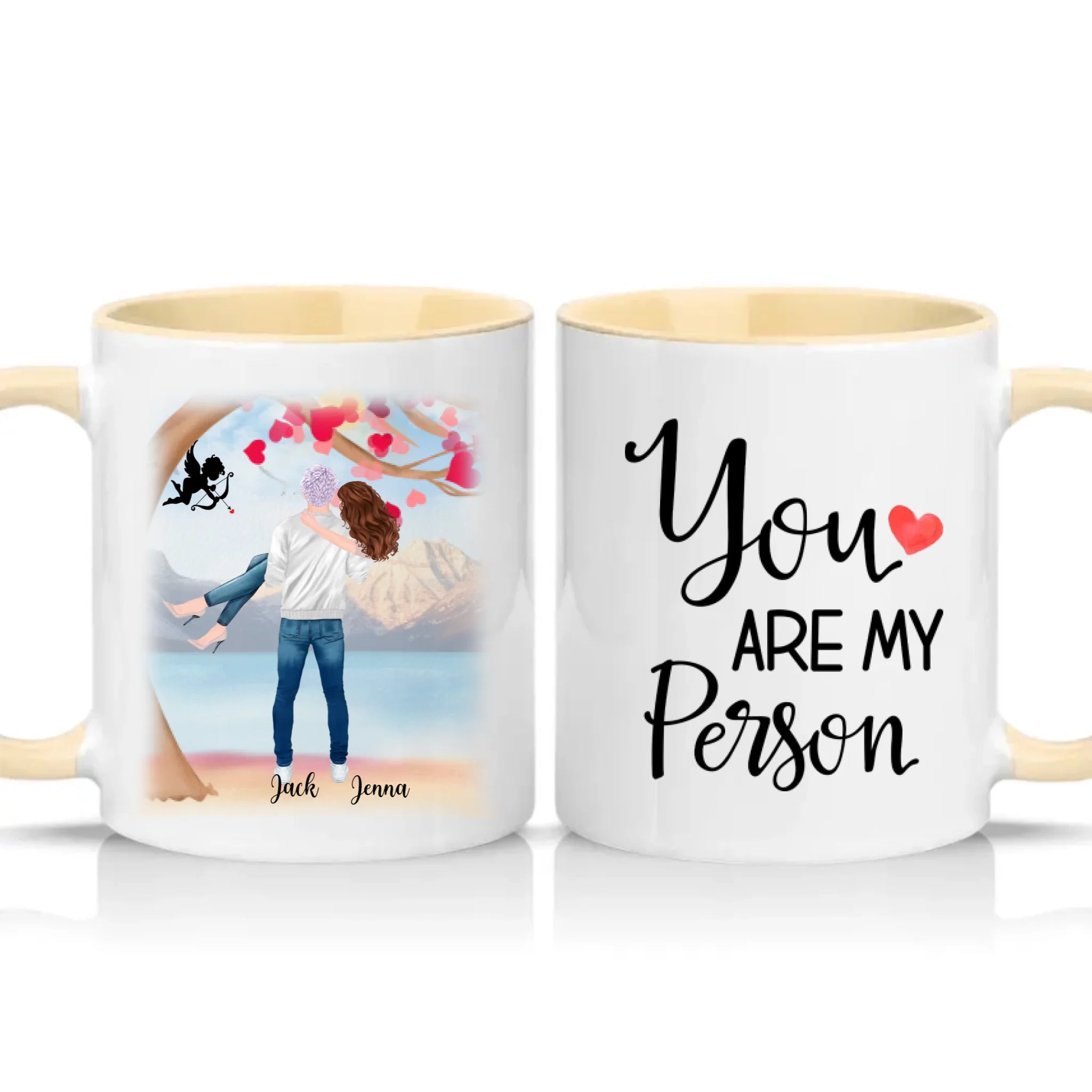 Two Tone 11oz Mug Cream