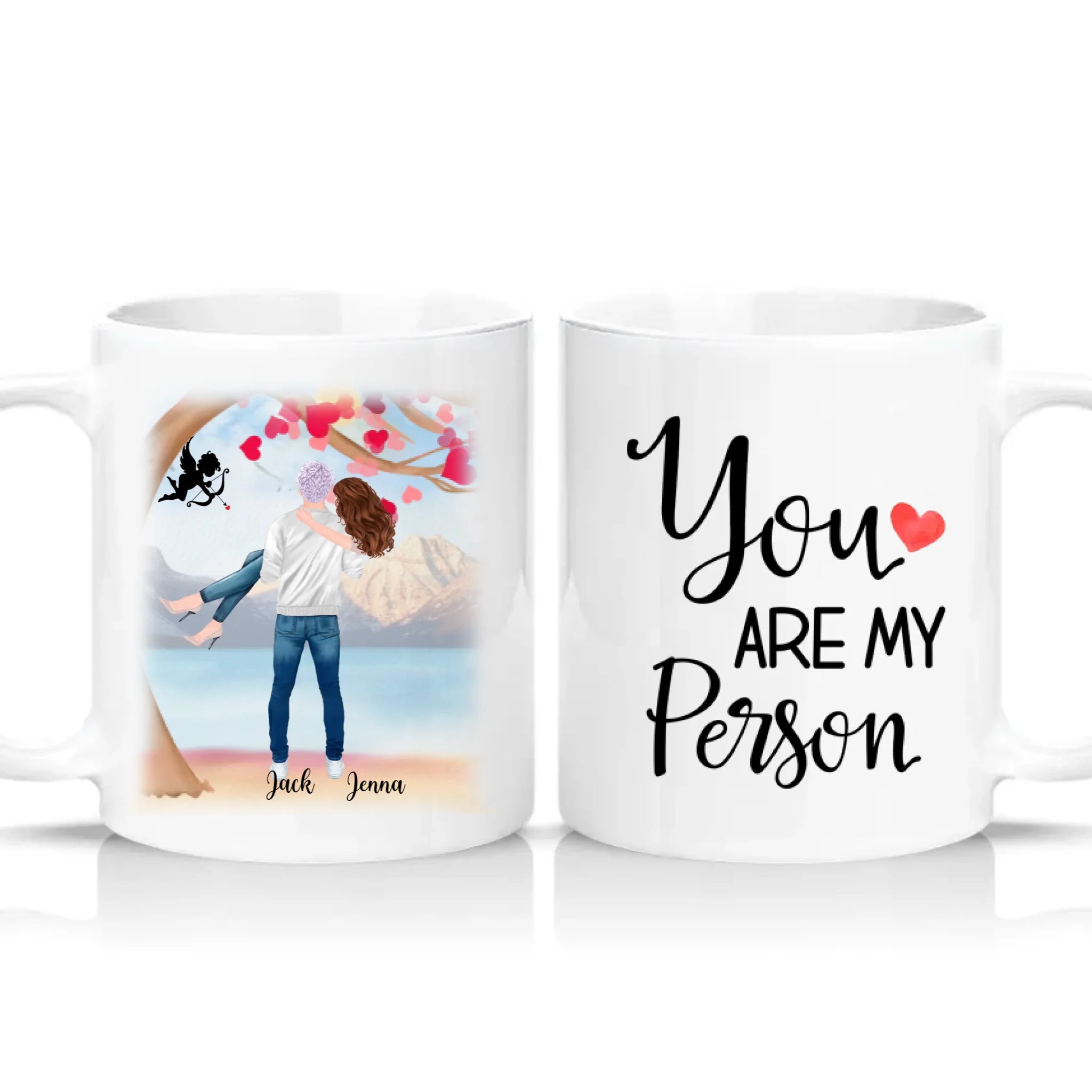 Two Tone 11oz Mug White