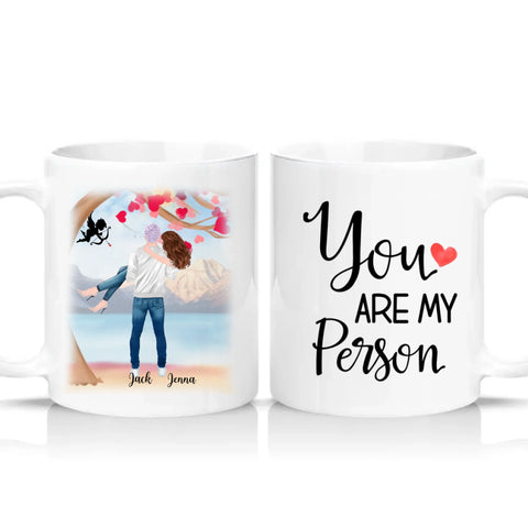Two Tone 11oz Mug White
