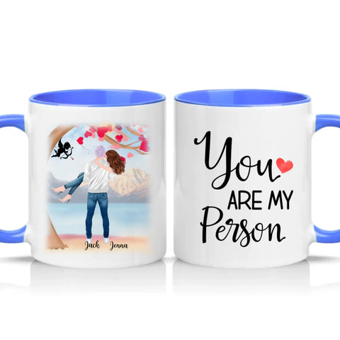 Two Tone 11oz Mug Medium Blue