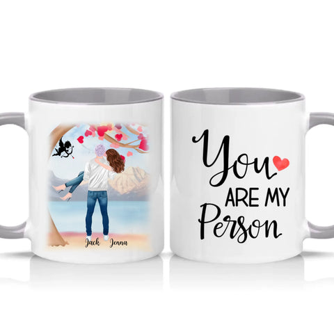 Two Tone 11oz Mug Grey