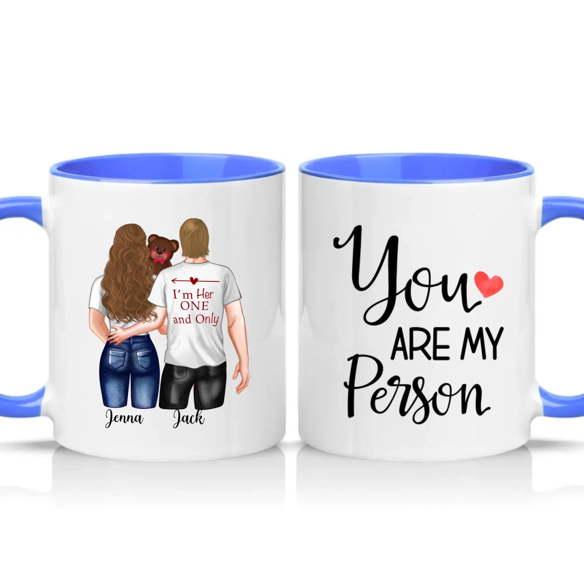 Two Tone 11oz Mug Medium Blue