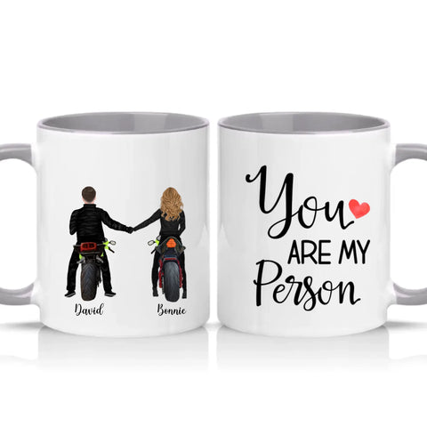Two Tone 11oz Mug Grey