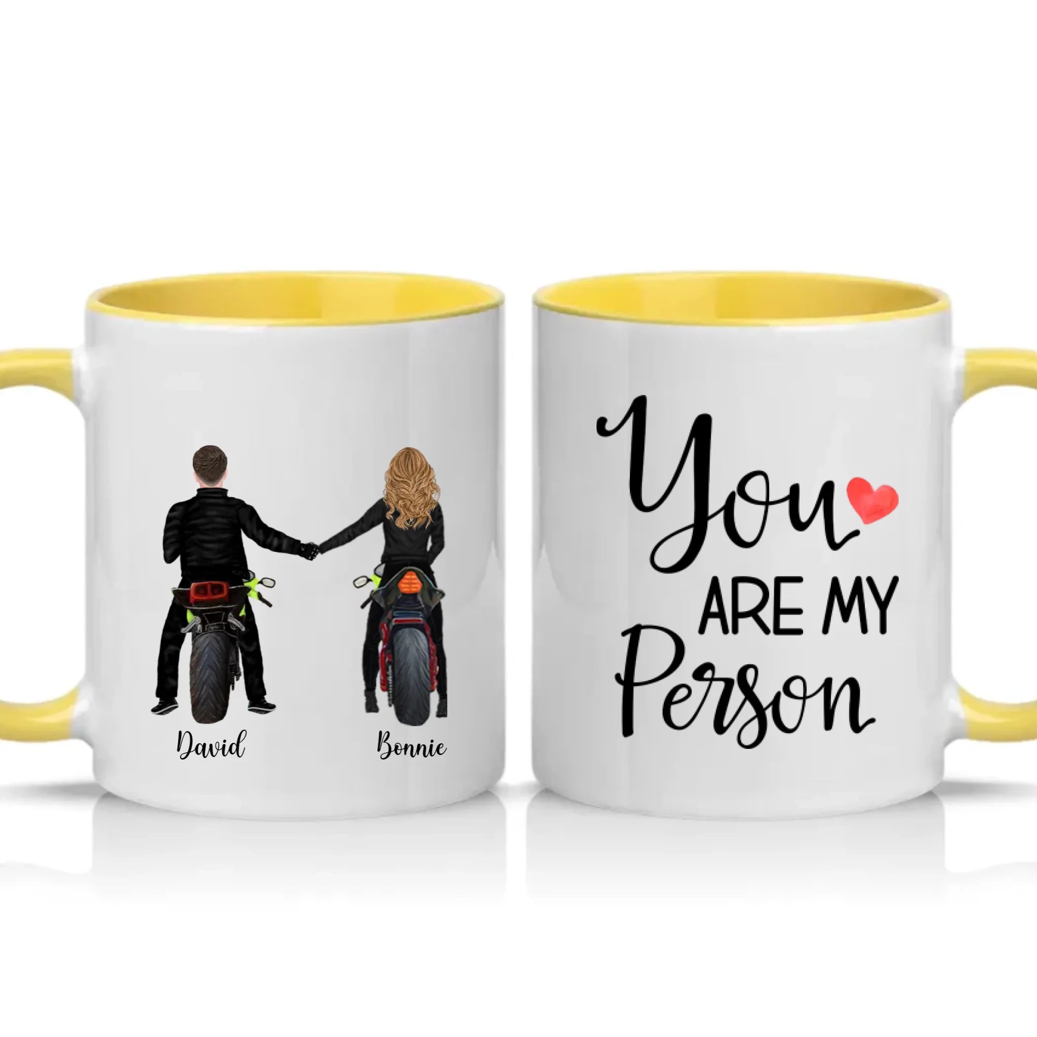 Two Tone 11oz Mug Yellow
