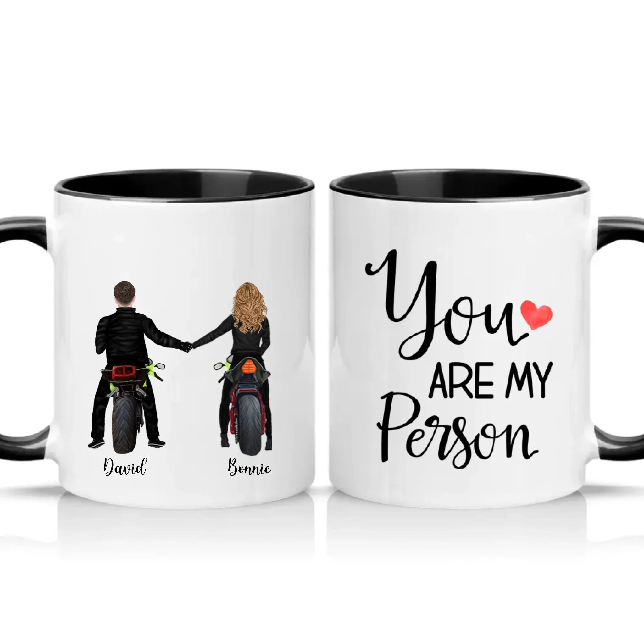 Two Tone 11oz Mug Black