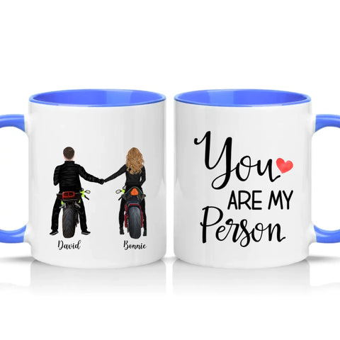 Two Tone 11oz Mug Medium Blue