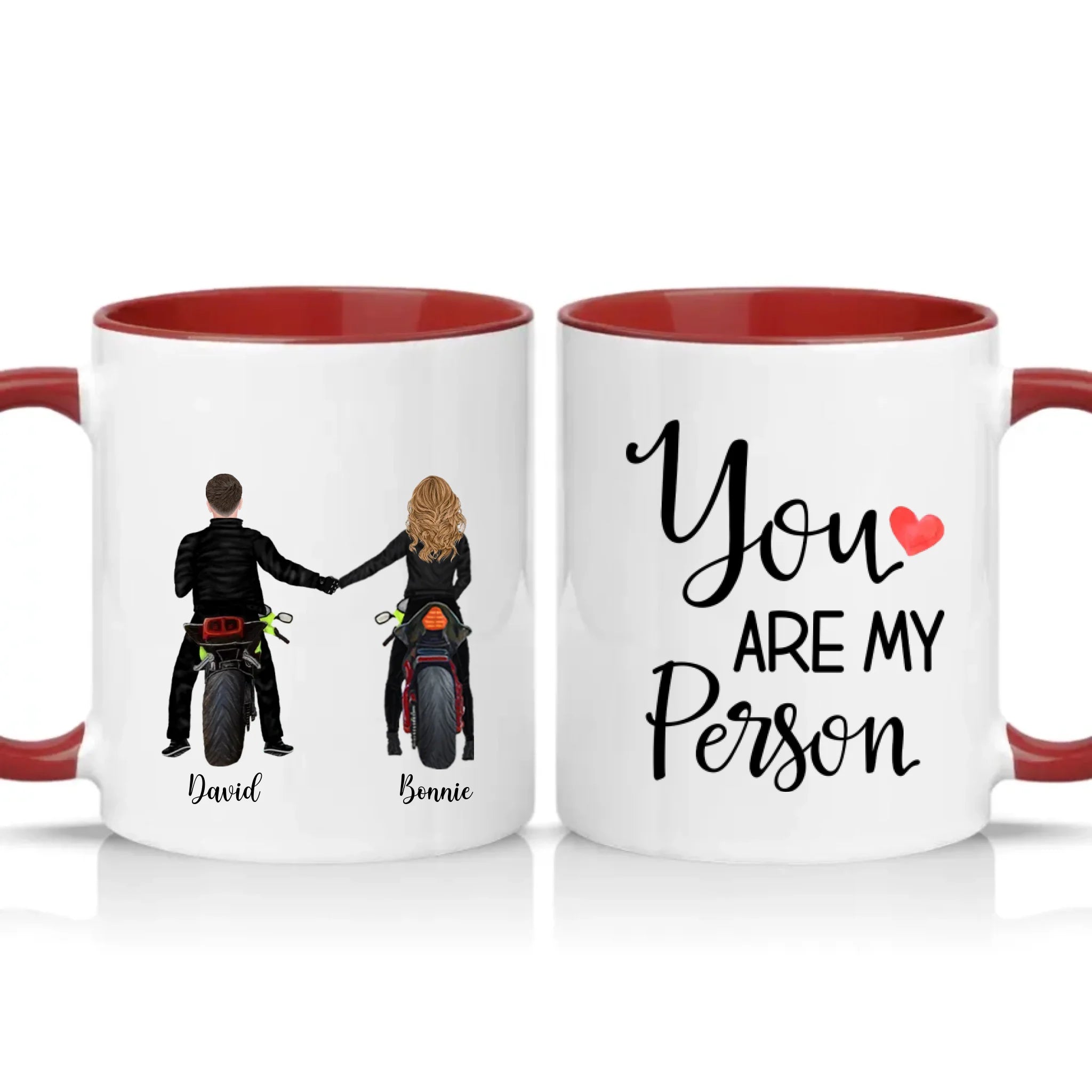 Two Tone 11oz Mug Burgundy