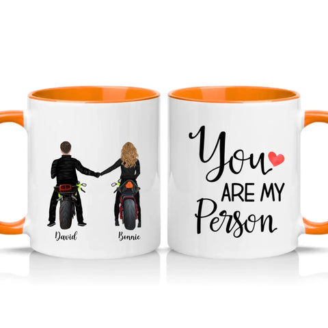 Two Tone 11oz Mug Orange