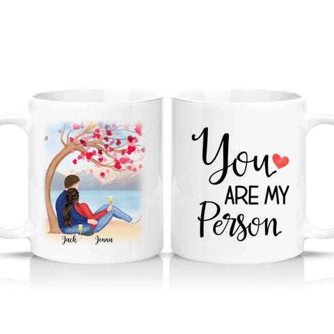 Two Tone 11oz Mug White