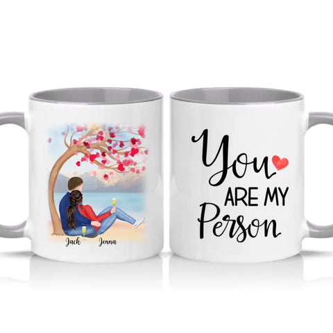 Two Tone 11oz Mug Grey