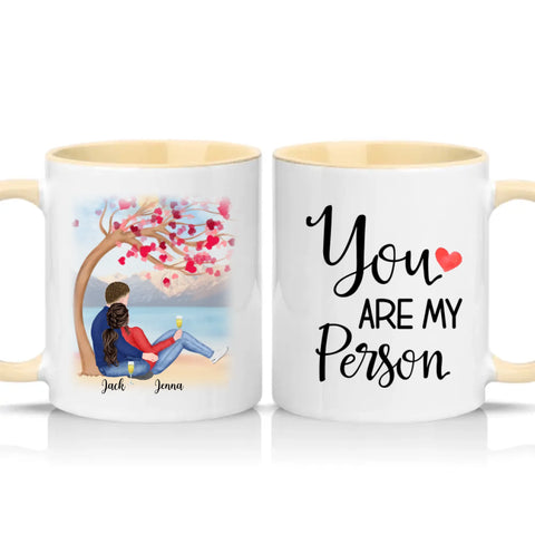 Two Tone 11oz Mug Cream