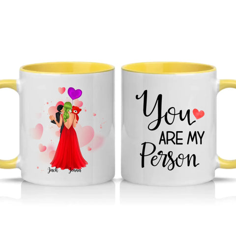 Two Tone 11oz Mug Yellow