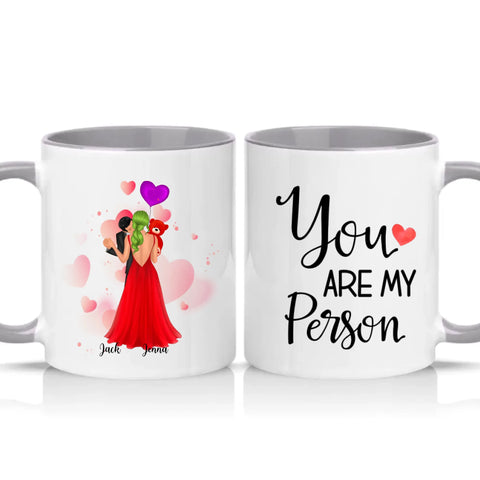 Two Tone 11oz Mug Grey