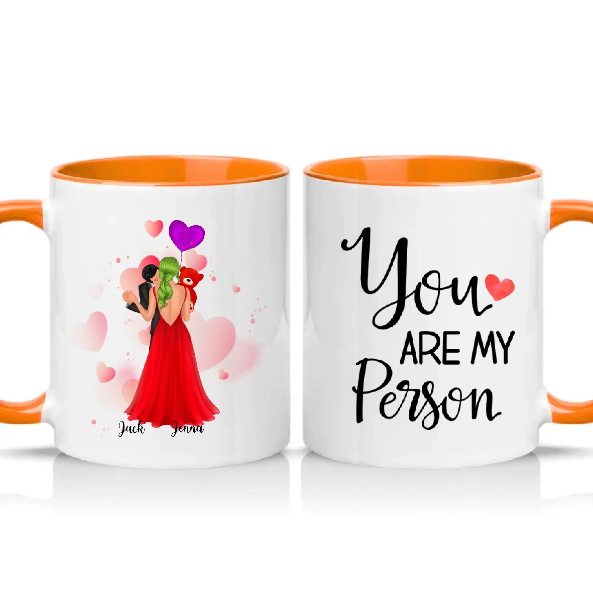 Two Tone 11oz Mug Orange