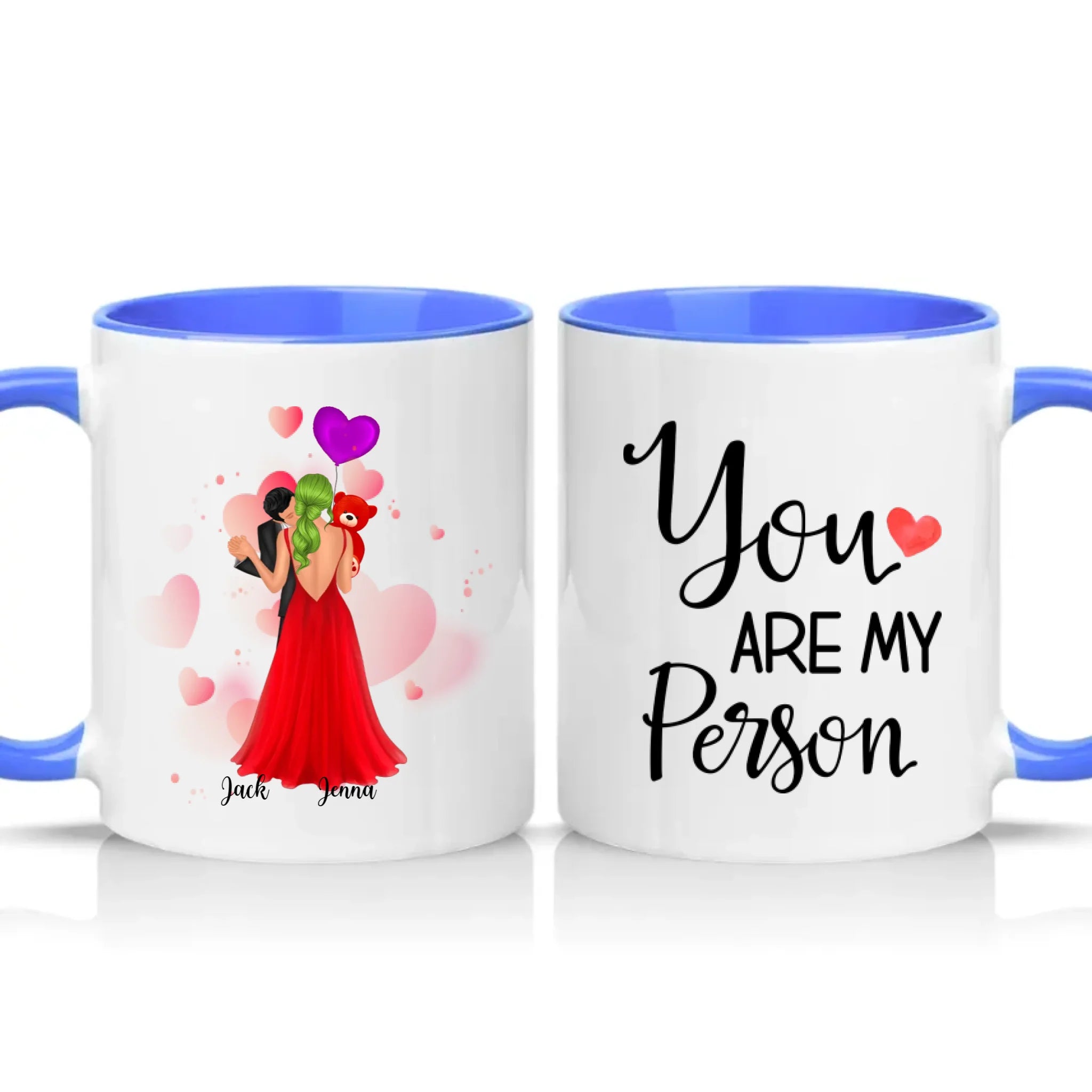 Two Tone 11oz Mug Medium Blue
