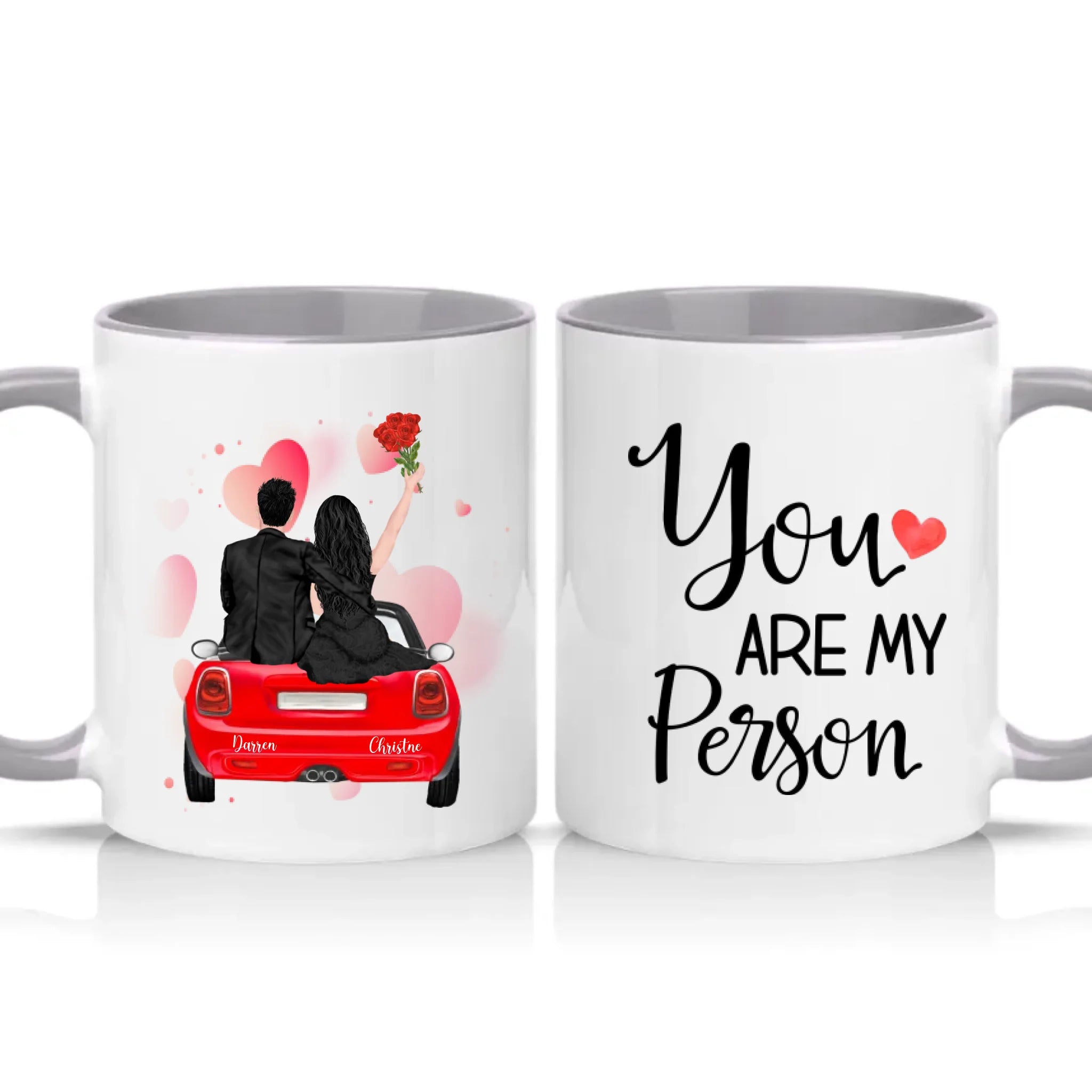 Two Tone 11oz Mug Grey