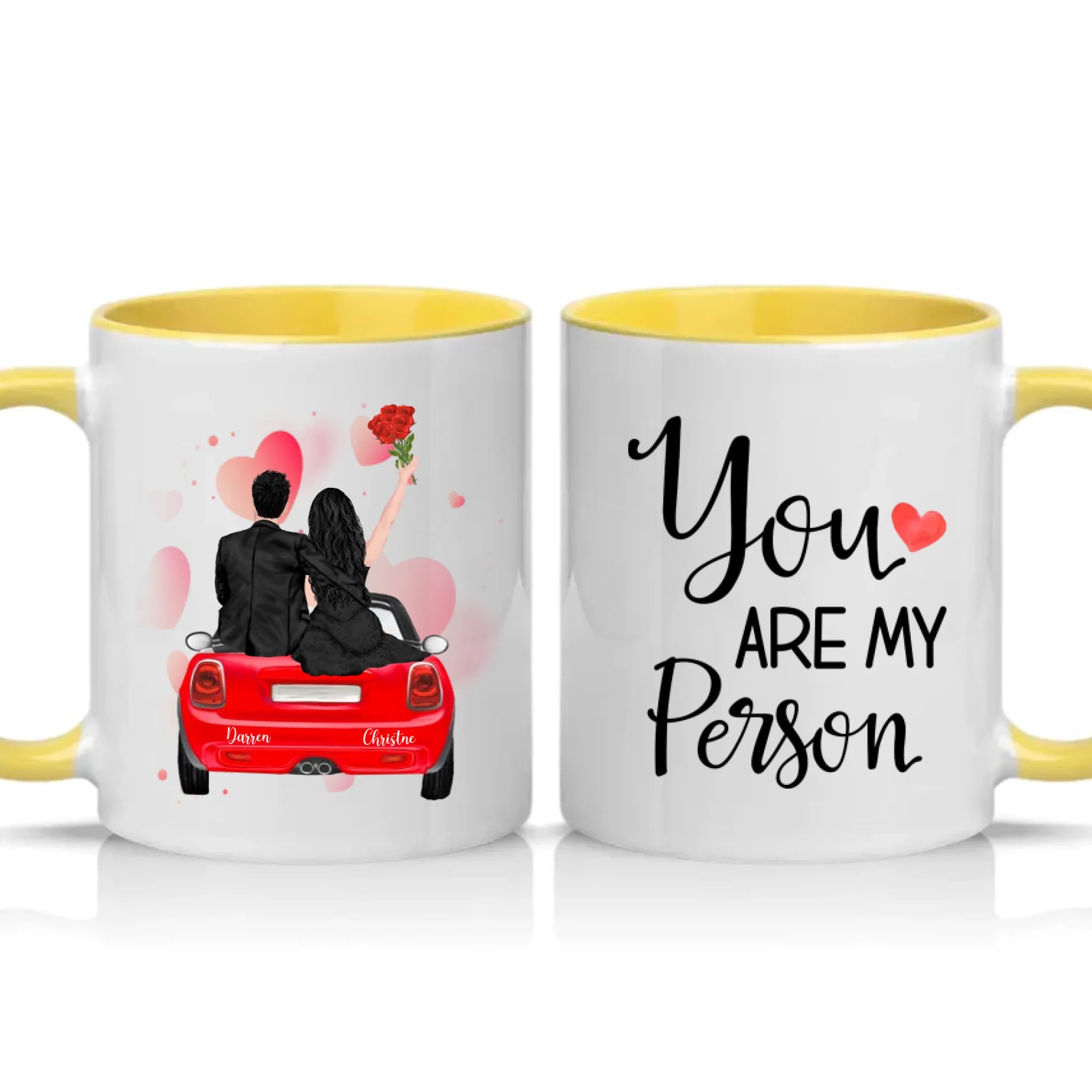 Two Tone 11oz Mug Yellow