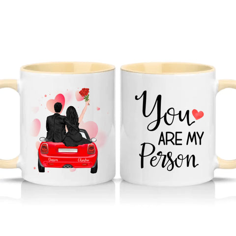 Two Tone 11oz Mug Cream