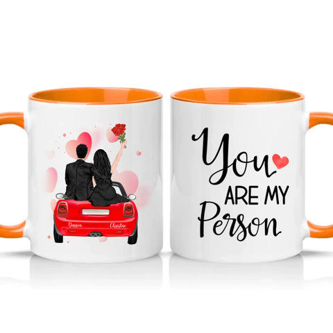 Two Tone 11oz Mug Orange