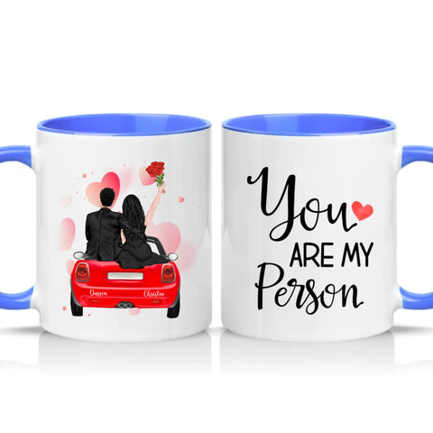 Two Tone 11oz Mug Medium Blue