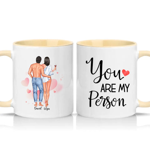 Two Tone 11oz Mug Cream