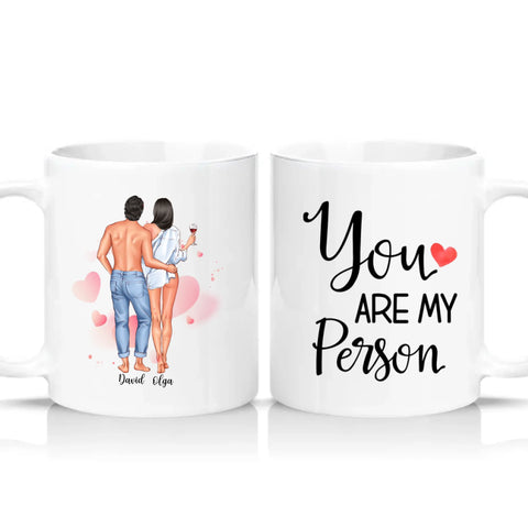 Two Tone 11oz Mug White