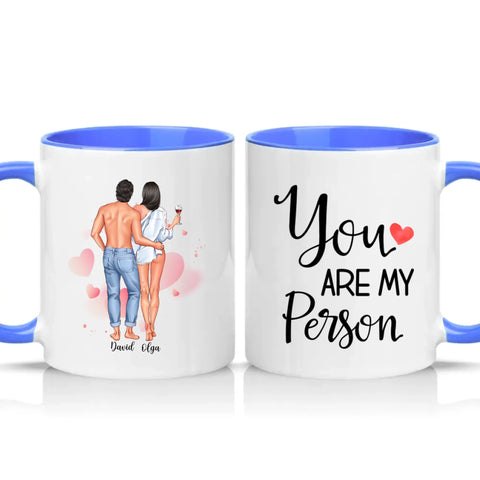Two Tone 11oz Mug Medium Blue