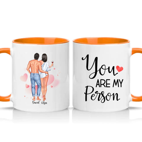 Two Tone 11oz Mug Orange