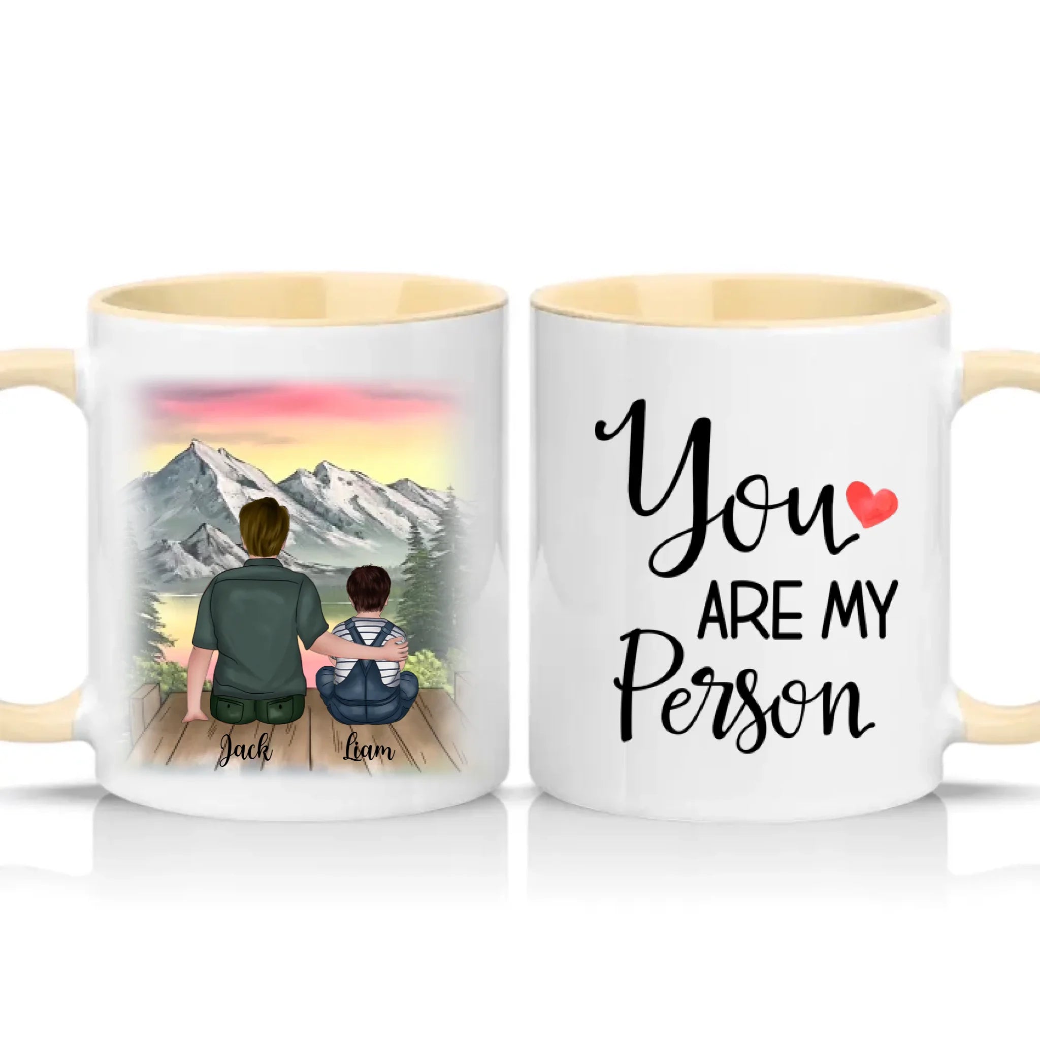 Two Tone 11oz Mug Cream