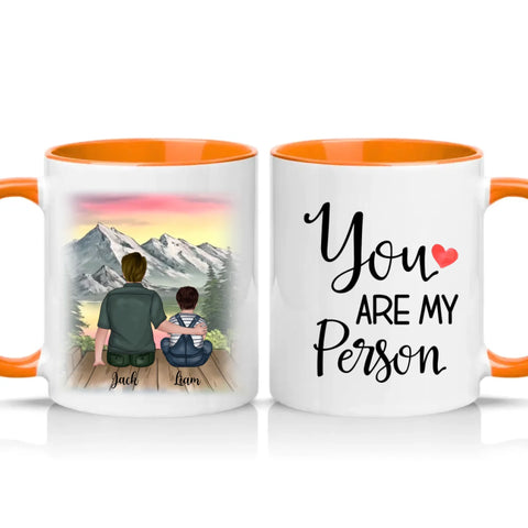 Two Tone 11oz Mug Orange