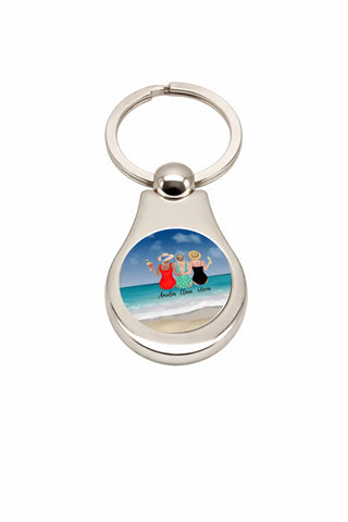 Dye Sub Keyring  tear shape