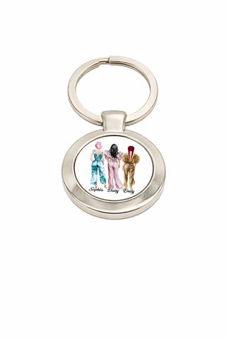 Dye Sub Keyring  circular