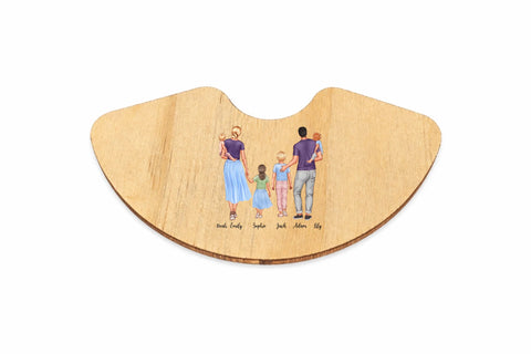 Dye Sub Wood Place Setting Arc