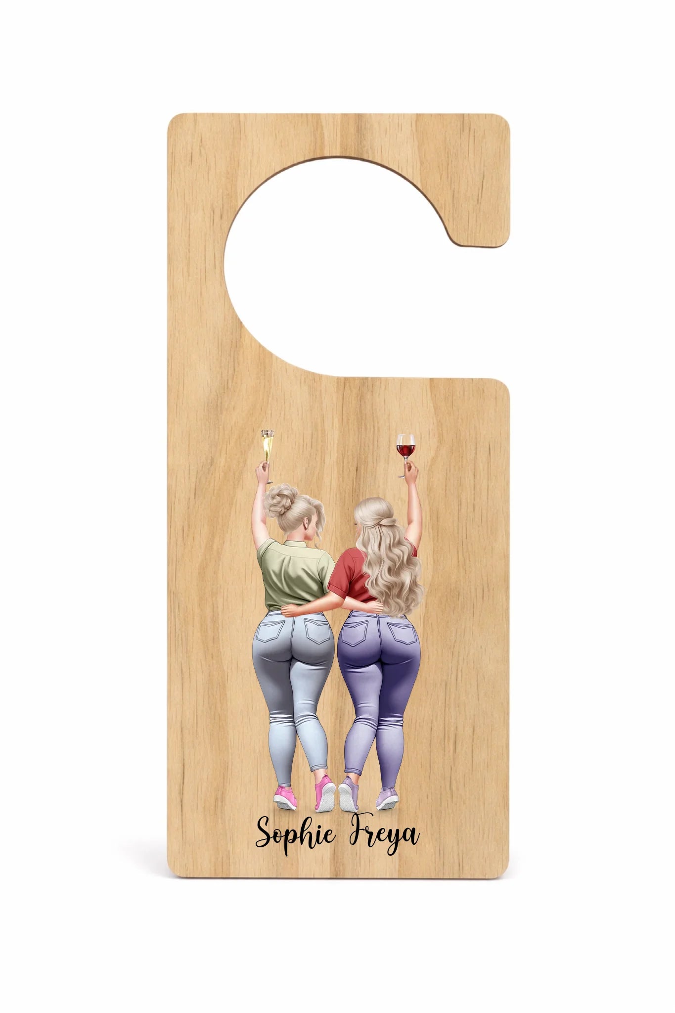 Dye Sub Wood Door Hanger 235x100mm