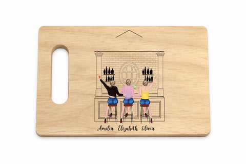Dye Sub Serving Board Wooden Rectangle Small