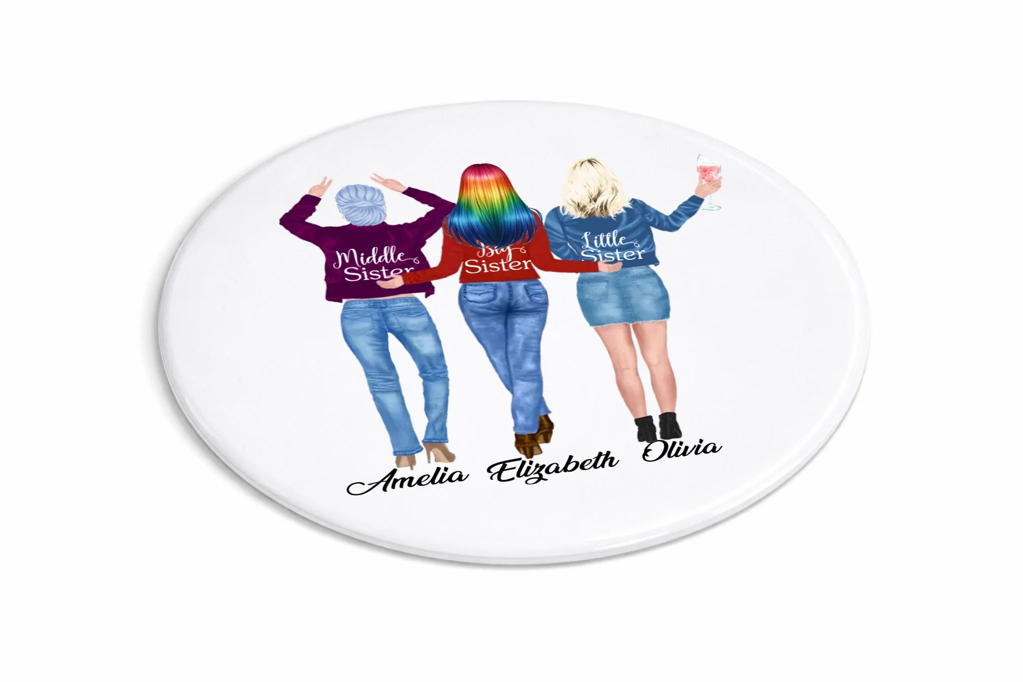 Dye Sub Fridge Magnet Polymer Oval