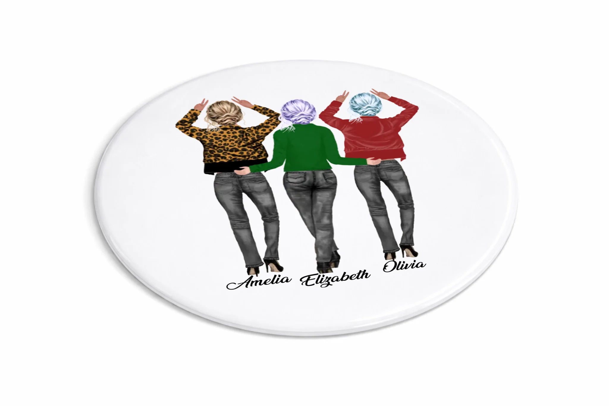 Dye Sub Fridge Magnet Polymer Oval