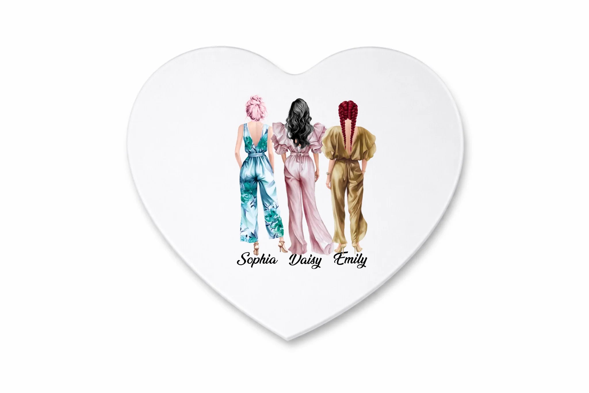 Dye Sub Fridge Magnet Polymer Heart