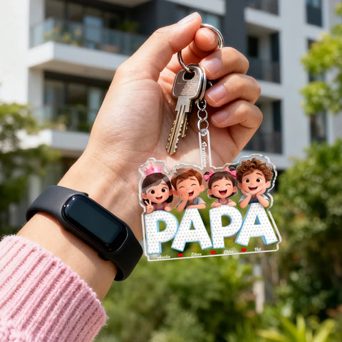 Personalized Birthday Friendship Acrylic Keychain – UK Exclusive Gift for Friends