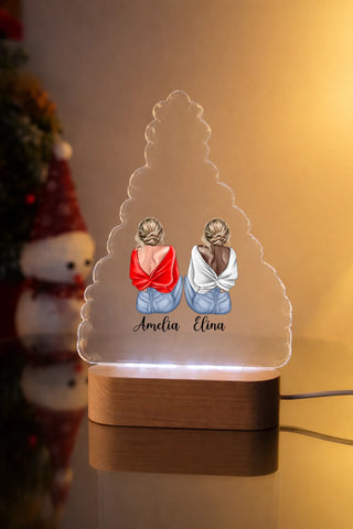 Acrylic Christmas tree night light