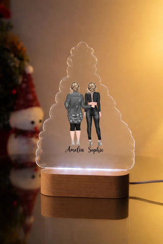 Acrylic Christmas tree night light
