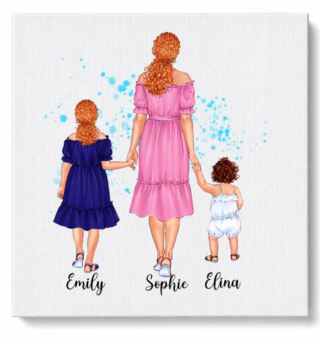 Blank white canvas on clean background