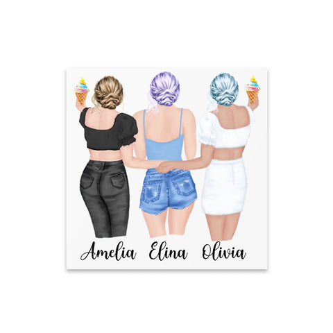 Friendship  Acrylic Print – Unique Gift for Friend UK